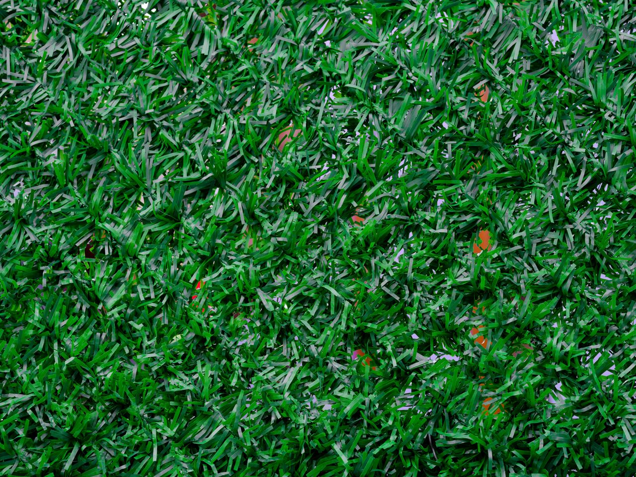Close-up of artificial grass blades